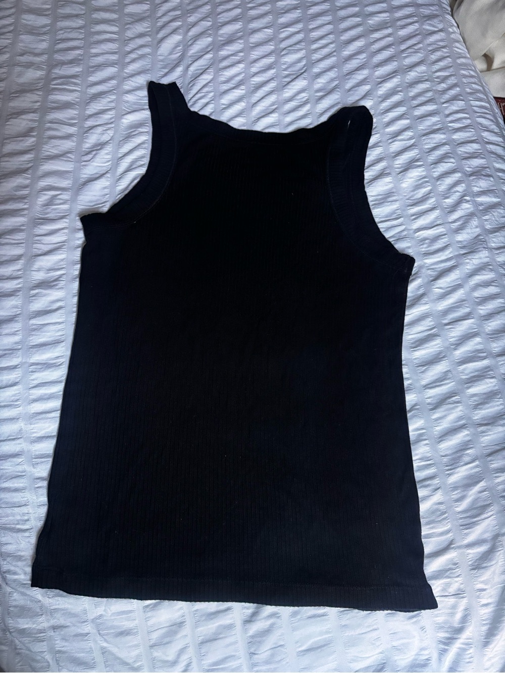 American Eagle Soft and Sexy Black Ribbed Tank Top. Fits s/m - Picture 2 of 5